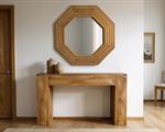 Specchio ottagonale in legno di abete 119H119 