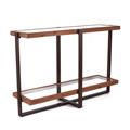 Consolle in legno e ferro Luxor 120X39H80 