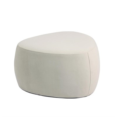 Pouf triangolare bianco Emma 53X53H53 