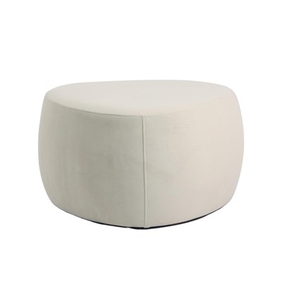 Pouf triangolare bianco Emma  60X60H33 