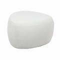 Pouf triangolare bianco Emma  60X60H33 