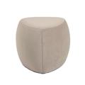 Pouf triangolare beige chiaro Emma  46X46H43 