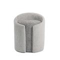 Pouf in tessuto grigio Noa 43X41H52 