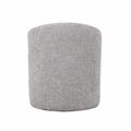 Pouf in tessuto grigio Noa 43X41H52 