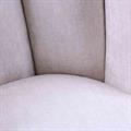 Sedia in velluto crema Elsa 60X53H45/75 