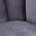 Sedia in velluto grigio Elsa 60X53H45/75 
