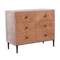 Credenza in legno sei cassetti Merida 90X40H76 