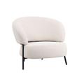 Poltrona in tessuto avorio Aria 85X85H70 