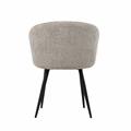 Sedia in tessuto beige Alina 58X58H78