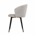 Sedia in tessuto grigio Alina 58X58H78