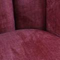 Sedia in velluto rosso Elsa 60X53H45/75 