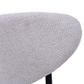 Sedia in tessuto avorio Nina 47X50H46/80
