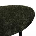 Sedia in tessuto verde oliva Nina 47X50H46/80