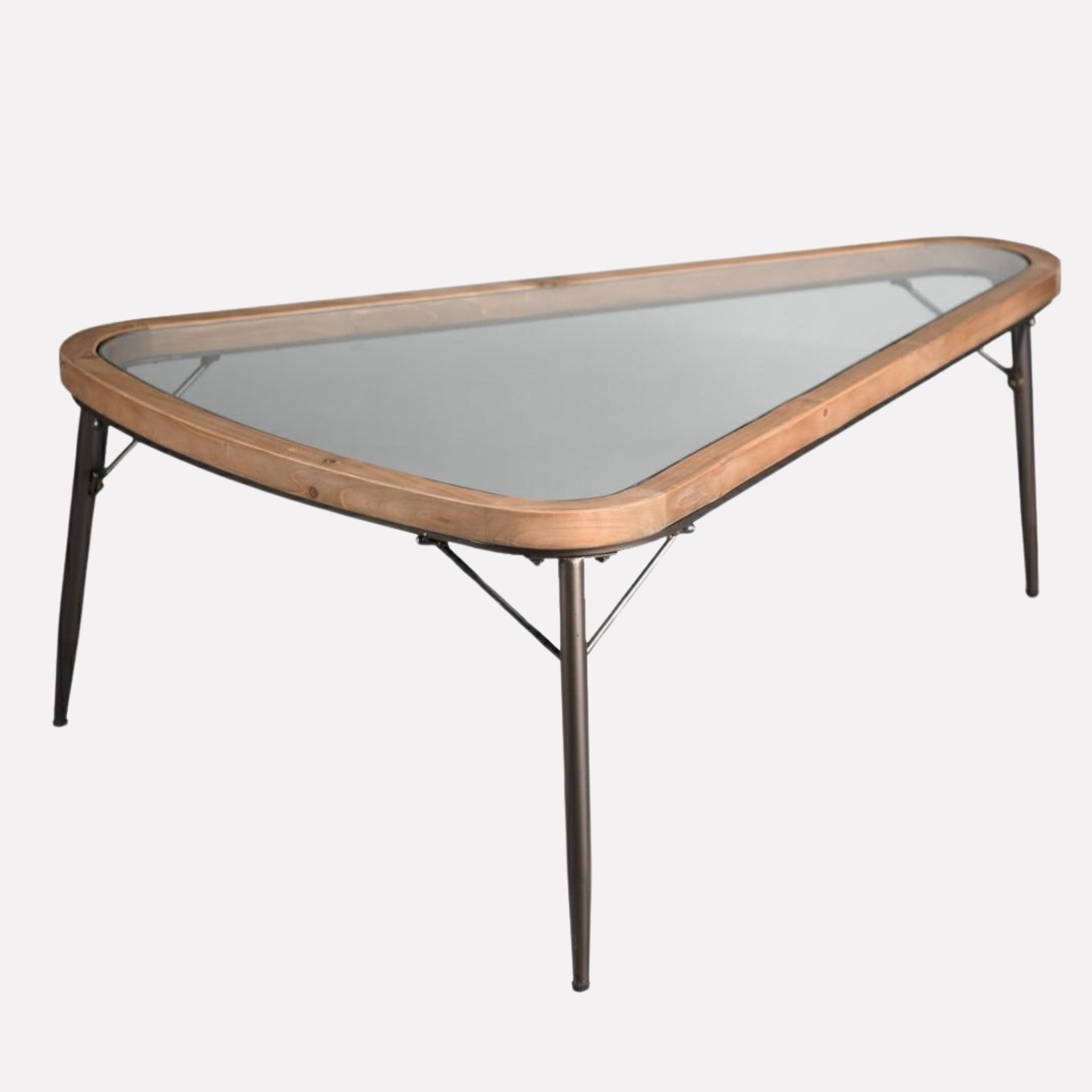 arredo moderno tavolino triangolare