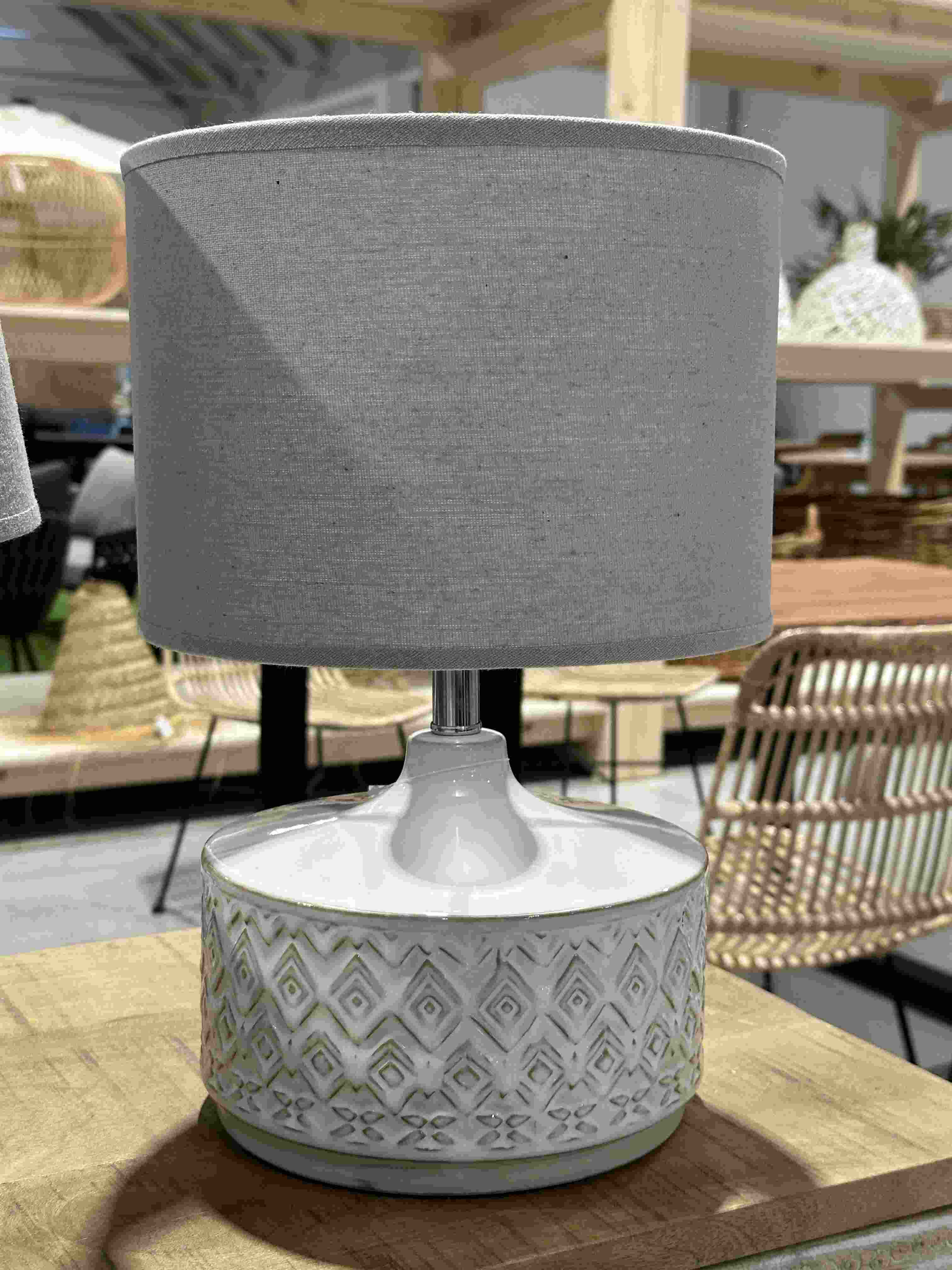 Lampade in ceramica bianca Mc Home