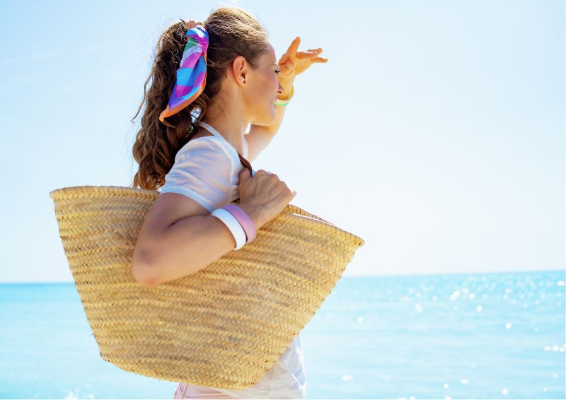 coffe siciliane, borsa da spiaggia