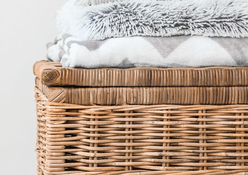 Baule in fibre naturali